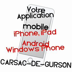 application mobile à CARSAC-DE-GURSON / DORDOGNE