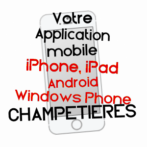 application mobile à CHAMPéTIèRES / PUY-DE-DôME