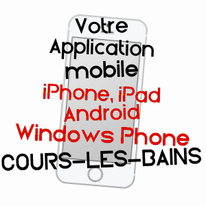 application mobile à COURS-LES-BAINS / GIRONDE