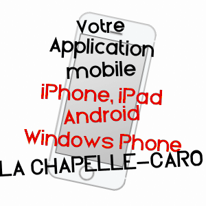 application mobile à LA CHAPELLE-CARO / MORBIHAN