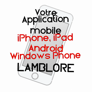 application mobile à LAMBLORE / EURE-ET-LOIR