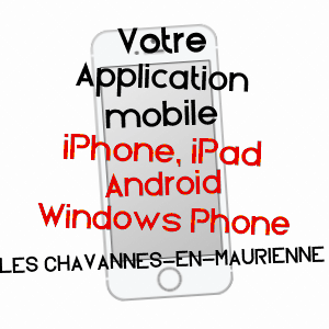 application mobile à LES CHAVANNES-EN-MAURIENNE / SAVOIE