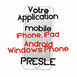 application mobile à PRESLE / SAVOIE