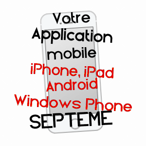 application mobile à SEPTèME / ISèRE
